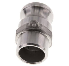 Acoplamiento de acero inoxidable Camlock DN 25 (1'') Extremo para soldar (33,7 mm) Tipo F (AS) MIL-C-27487