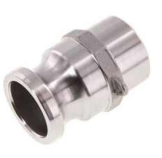Acoplamiento de acero inoxidable Camlock DN 32 (1 1/4'') Extremo para soldar (42,4 mm) Tipo F (AS) MIL-C-27487