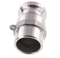 Acoplamiento de acero inoxidable Camlock DN 32 (1 1/4'') Extremo para soldar (42,4 mm) Tipo F (AS) MIL-C-27487