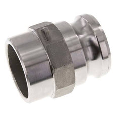 Acoplamiento de acero inoxidable Camlock DN 60 (2 1/2'') Extremo para soldar (76,1 mm) Tipo F (AS) MIL-C-27487