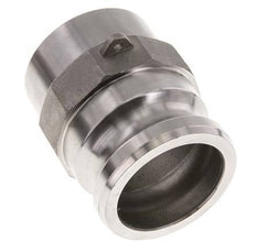 Acoplamiento de acero inoxidable Camlock DN 60 (2 1/2'') Extremo para soldar (76,1 mm) Tipo F (AS) MIL-C-27487
