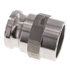 Acoplamiento de acero inoxidable Camlock DN 60 (2 1/2'') Extremo para soldar (76,1 mm) Tipo F (AS) MIL-C-27487