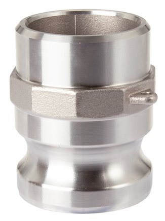 Acoplamiento de acero inoxidable Camlock DN 90 (4'') Extremo para soldar (114,3 mm) Tipo F (AS) MIL-C-27487