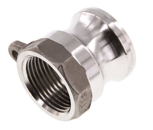 Acoplamiento de acero inoxidable Camlock DN 20 (3/4'') Rp 3/4'' Rosca Hembra Tipo A MIL-C-27487
