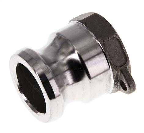 Acoplamiento de acero inoxidable Camlock DN 25 (1'') Rp 1'' Rosca Hembra Tipo A MIL-C-27487