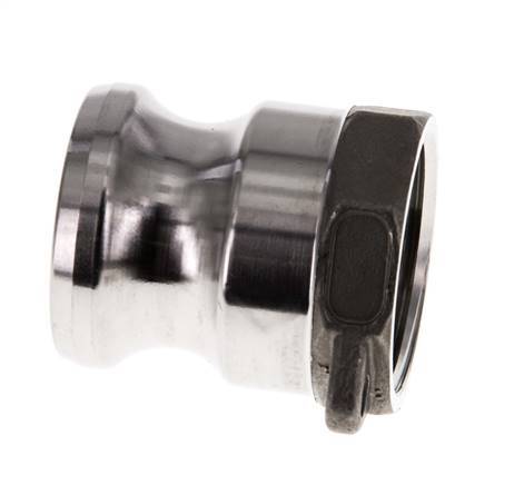 Acoplamiento de acero inoxidable Camlock DN 25 (1'') Rp 1'' Rosca Hembra Tipo A MIL-C-27487