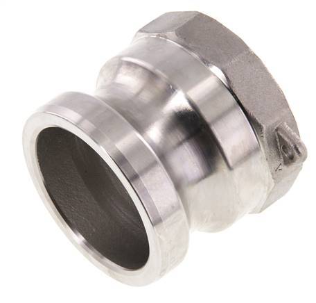 Acoplamiento de acero inoxidable Camlock DN 50 (2'') Rp 2'' Rosca Hembra Tipo A MIL-C-27487