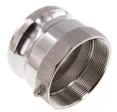 Acoplamiento de acero inoxidable Camlock DN 75 (3'') Rp 3'' Rosca Hembra Tipo A MIL-C-27487