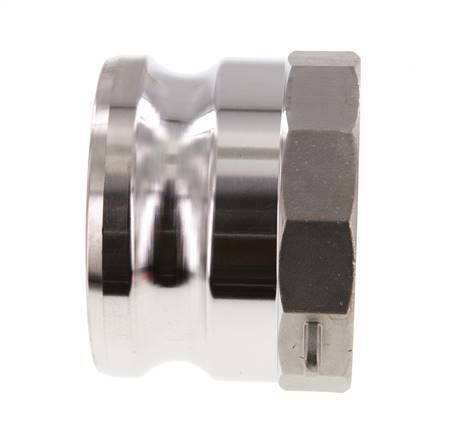 Acoplamiento de acero inoxidable Camlock DN 75 (3'') Rp 3'' Rosca Hembra Tipo A MIL-C-27487