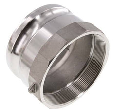 Acoplamiento de acero inoxidable Camlock DN 90 (4'') Rp 4'' Rosca Hembra Tipo A MIL-C-27487