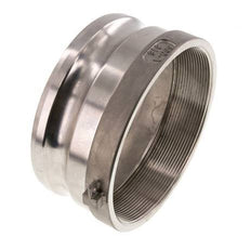 Acoplamiento de acero inoxidable Camlock DN 120 (5'') Rp 5'' Rosca Hembra Tipo A MIL-C-27487