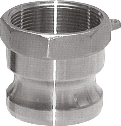 Acoplamiento de aluminio Camlock DN 120 (5'') Rp 5'' Rosca hembra Tipo A MIL-C-27487
