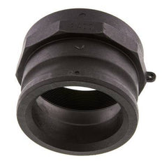 Acoplamiento de polipropileno Camlock DN 90 (4'') Rp 4'' Rosca Hembra Tipo A MIL-C-27487