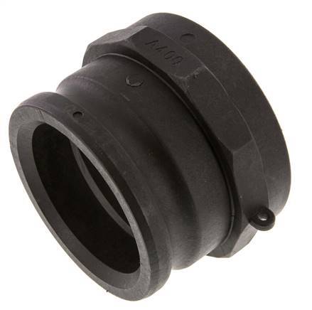 Acoplamiento de polipropileno Camlock DN 90 (4'') Rp 4'' Rosca Hembra Tipo A MIL-C-27487