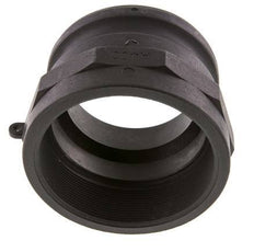Acoplamiento de polipropileno Camlock DN 90 (4'') Rp 4'' Rosca Hembra Tipo A MIL-C-27487