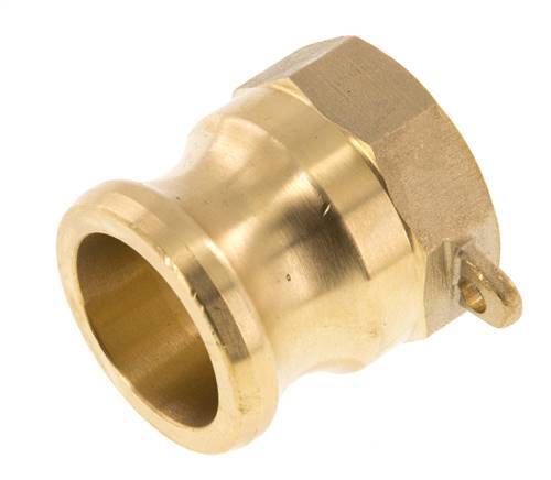 Acoplamiento de latón Camlock DN 20 (3/4'') Rp 3/4'' Hembra Tipo A MIL-C-27487