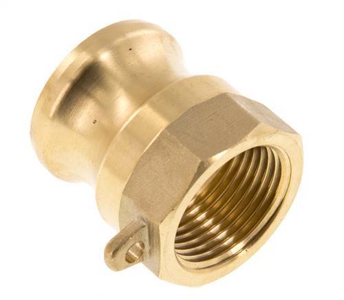 Acoplamiento de latón Camlock DN 20 (3/4'') Rp 3/4'' Hembra Tipo A MIL-C-27487