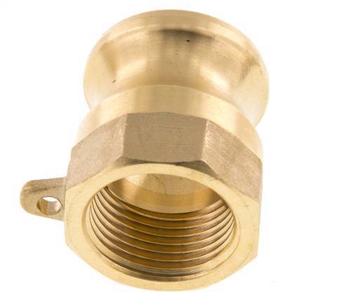 Acoplamiento de latón Camlock DN 20 (3/4'') Rp 3/4'' Hembra Tipo A MIL-C-27487