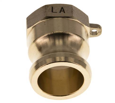 Acoplamiento de latón Camlock DN 25 (1'') Rp 1'' Hembra Tipo A MIL-C-27487