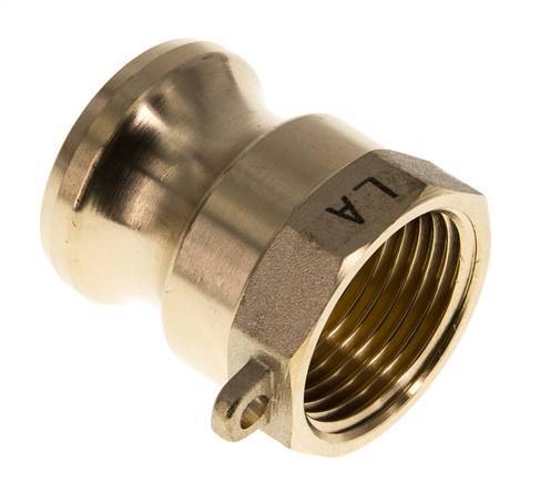 Acoplamiento de latón Camlock DN 25 (1'') Rp 1'' Hembra Tipo A MIL-C-27487