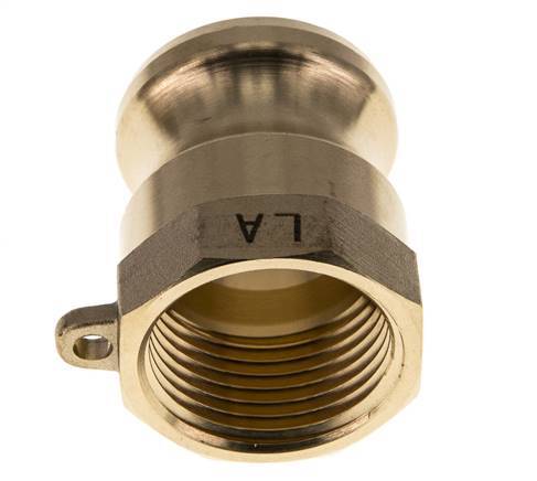 Acoplamiento de latón Camlock DN 25 (1'') Rp 1'' Hembra Tipo A MIL-C-27487