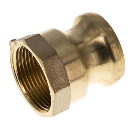 Acoplamiento de latón Camlock DN 32 (1 1/4'') Rp 1 1/4'' Rosca Hembra Tipo A MIL-C-27487