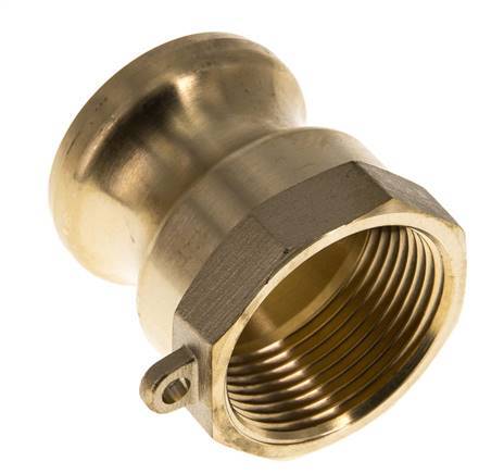 Acoplamiento de latón Camlock DN 32 (1 1/4'') Rp 1 1/4'' Rosca Hembra Tipo A MIL-C-27487