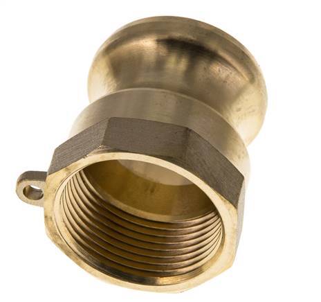 Acoplamiento de latón Camlock DN 32 (1 1/4'') Rp 1 1/4'' Rosca Hembra Tipo A MIL-C-27487