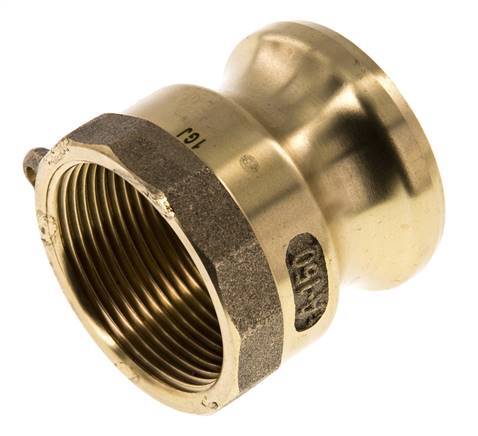 Acoplamiento de latón Camlock DN 40 (1 1/2'') Rp 1 1/2'' Rosca Hembra Tipo A MIL-C-27487
