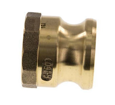 Acoplamiento de latón Camlock DN 40 (1 1/2'') Rp 1 1/2'' Rosca Hembra Tipo A MIL-C-27487
