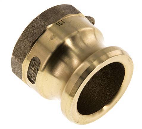 Acoplamiento de latón Camlock DN 40 (1 1/2'') Rp 1 1/2'' Rosca Hembra Tipo A MIL-C-27487
