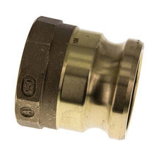 Acoplamiento de latón Camlock DN 60 (2 1/2'') Rp 2 1/2'' Rosca Hembra Tipo A MIL-C-27487