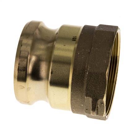 Acoplamiento de latón Camlock DN 60 (2 1/2'') Rp 2 1/2'' Rosca Hembra Tipo A MIL-C-27487