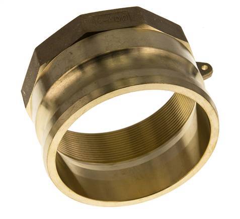 Acoplamiento de latón Camlock DN 90 (4'') Rosca hembra de 4'' Tipo A MIL-C-27487