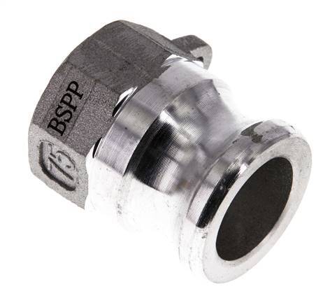 Acoplamiento de aluminio Camlock DN 20 (3/4'') Rp 3/4'' Rosca Hembra Tipo A MIL-C-27487