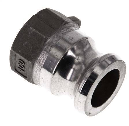 Acoplamiento de aluminio Camlock DN 25 (1'') Rp 1'' Rosca hembra Tipo A MIL-C-27487