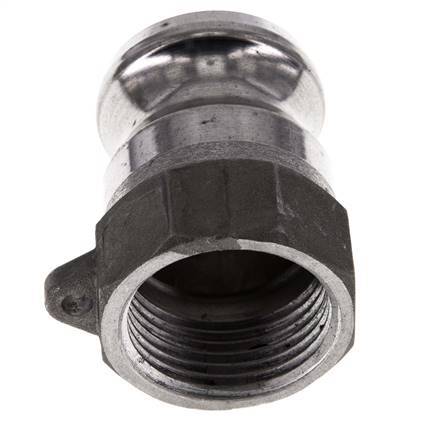 Acoplamiento de aluminio Camlock DN 25 (1'') Rp 1'' Rosca hembra Tipo A MIL-C-27487