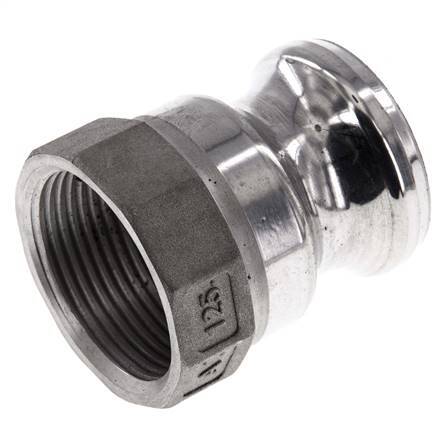 Acoplamiento de aluminio Camlock DN 32 (1 1/4'') Rp 1 1/4'' Rosca Hembra Tipo A MIL-C-27487