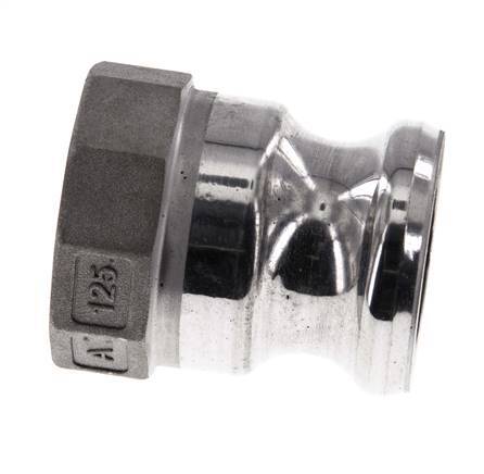 Acoplamiento de aluminio Camlock DN 32 (1 1/4'') Rp 1 1/4'' Rosca Hembra Tipo A MIL-C-27487