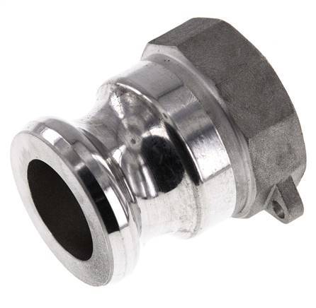 Acoplamiento de aluminio Camlock DN 32 (1 1/4'') Rp 1 1/4'' Rosca Hembra Tipo A MIL-C-27487