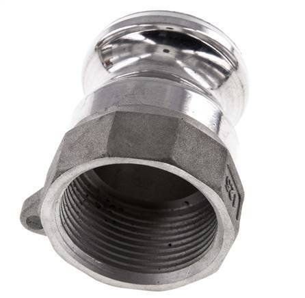 Acoplamiento de aluminio Camlock DN 32 (1 1/4'') Rp 1 1/4'' Rosca Hembra Tipo A MIL-C-27487