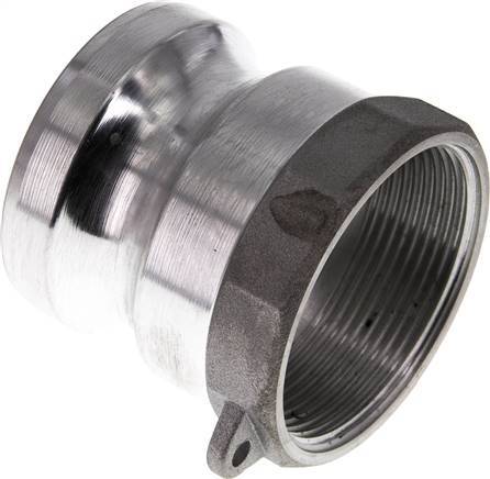 Acoplamiento de aluminio Camlock DN 50 (2'') Rp 2'' Rosca Hembra Tipo A MIL-C-27487