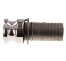 Acoplamiento de acero inoxidable Camlock DN 40 (1 1/2'') Pilar de manguera (38 mm) Tipo E MIL-C-27487