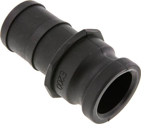 Acoplamiento de polipropileno Camlock DN 50 (2'') Pilar de manguera (50 mm) Tipo E MIL-C-27487
