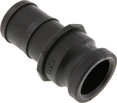 Acoplamiento de polipropileno Camlock DN 50 (2'') Pilar de manguera (50 mm) Tipo E MIL-C-27487