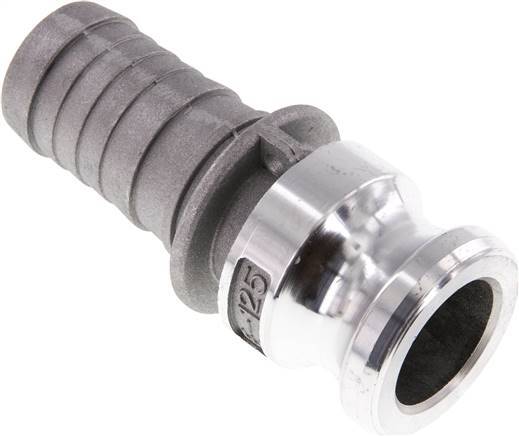 Acoplamiento de aluminio Camlock DN 32 (1 1/4'') Pilar de manguera (32 mm) Tipo E MIL-C-27487