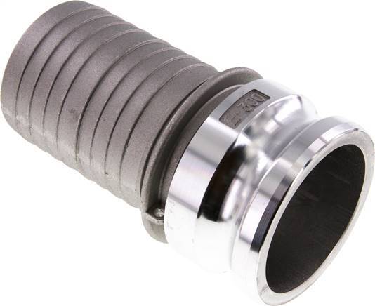 Acoplamiento de aluminio Camlock DN 75 (3'') Pilar de manguera (75 mm) Tipo E MIL-C-27487