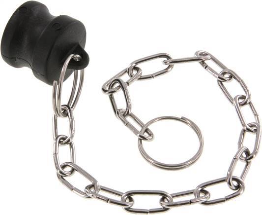 Tapón de acoplamiento de polipropileno Camlock DN 20 (3/4'') tipo DP MIL-C-27487 [2 piezas]