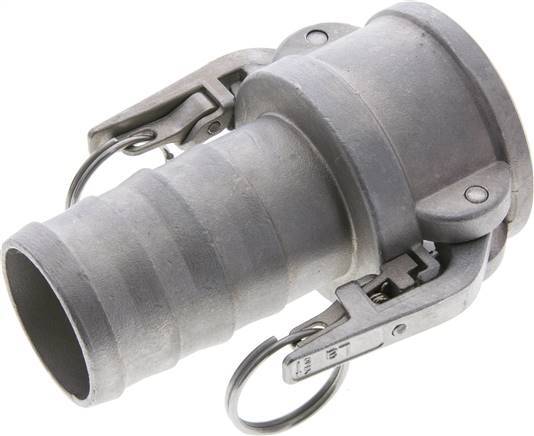 Acoplamiento de seguridad Camlock DN 50 (2'') de acero inoxidable Pilar de manguera (50 mm) Tipo C MIL-C-27487