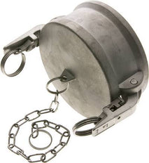 Tapón de seguridad de acero inoxidable Camlock DN 90 (4'') Tipo DC MIL-C-27487